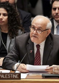 منصور: أنشطة الاستيطان الإسرائيلية تستمر في ازدراء المجتمع الدولي