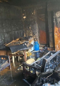 إخماد حريق في منزل بنابلس وإنقاذ سكانه
