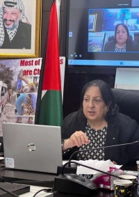 وزيرة الصحة توجه نداء استغاثة عاجل للصليب الأحمر لوقف عدوان الاحتلال