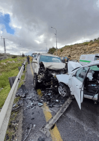 مصرع ثلاثة مواطنين بينهم امرأتان في حادث سير شمال مدينة الخليل