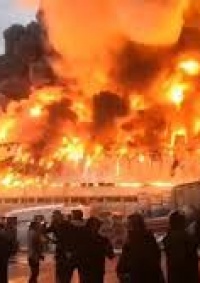 حالة وفاة جراء حريق مصنع في أريحا 