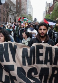 اعتقال المئات من المتظاهرين المتضامنين مع فلسطين في الجامعات الأمريكية