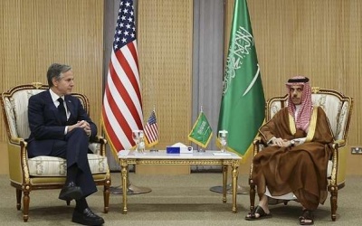 بلينكن: سنواصل العمل مع السعودية بشأن التطبيع مع إسرائيل