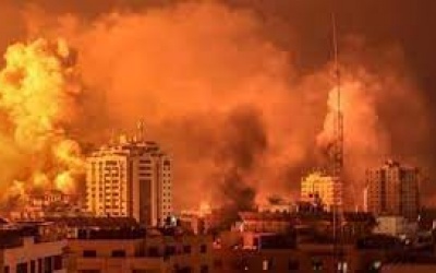 الهلال الأحمر: قصف إسرائيلي عنيف ومتواصل في محيط مستشفى القدس بغزة منذ أكثر من ساعتين