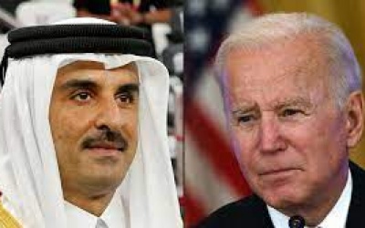 الرئيس الأميركي وأمير قطر يبحثان تطوّرات الوضع في غزة