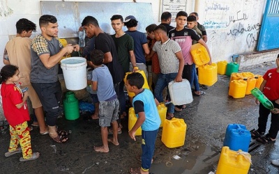 الاحتلال قصف آبار المياه في مجمع الشفاء