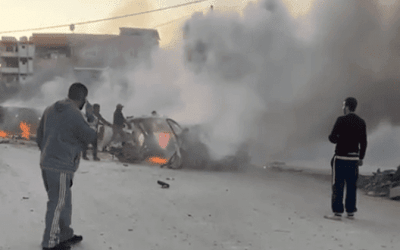اولي.. الاحتلال يغتال فلسطينيين بقصف سيارة في جنين 