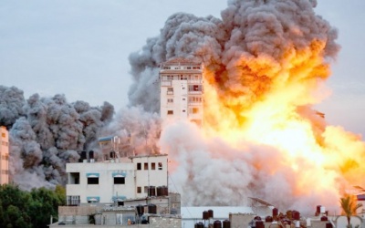 شهداء ومصابون في سلسلة غارات اسرائيلية على قطاع غزة